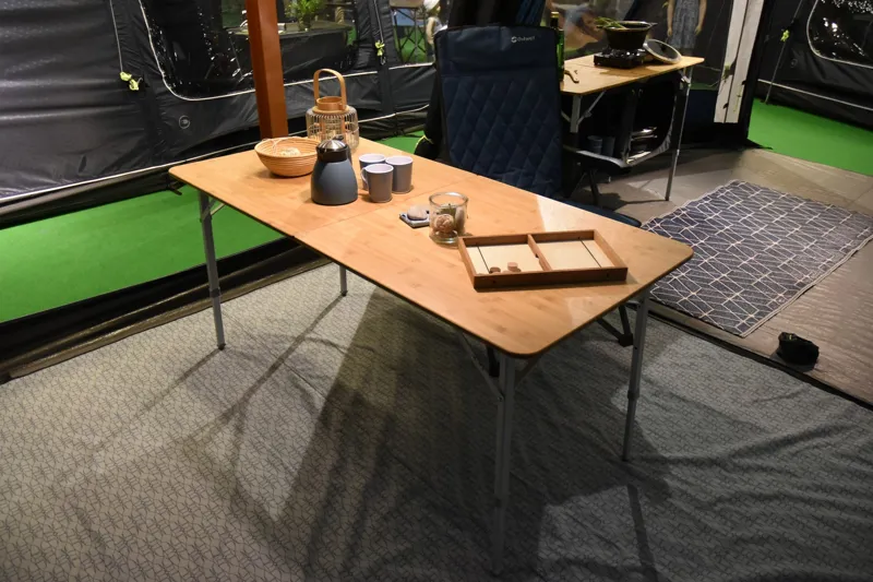Outwell Custer XL Bamboo Camping Table-4