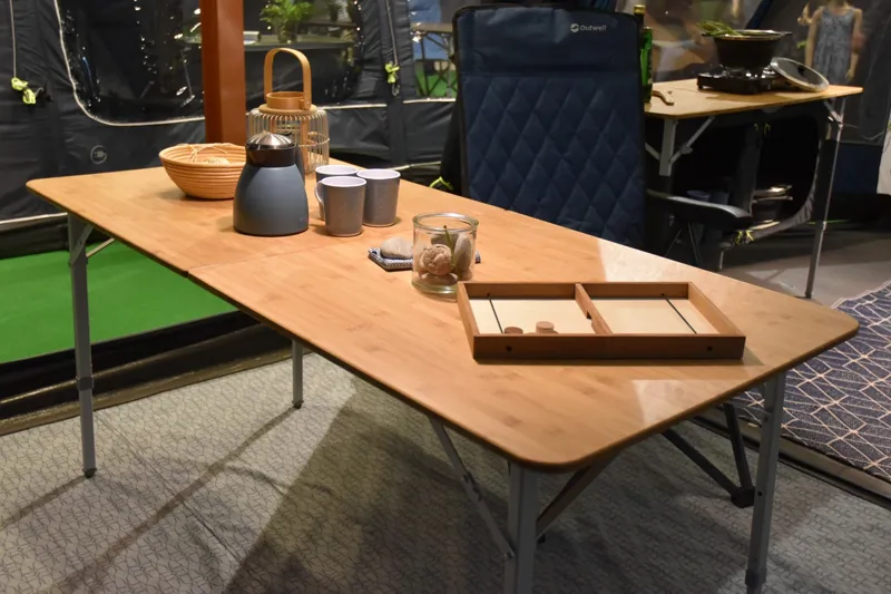 Outwell Custer XL Bamboo Camping Table