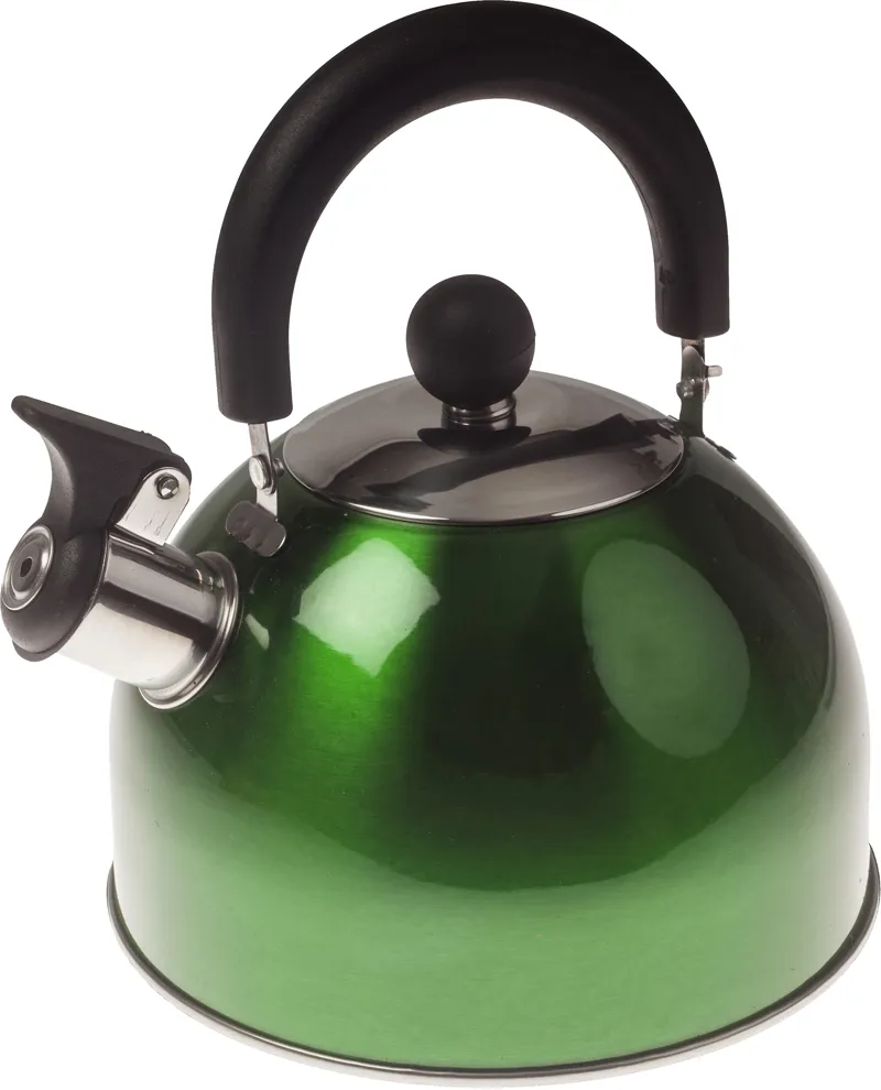 Kampa Brew 2L Whistling Kettle Green