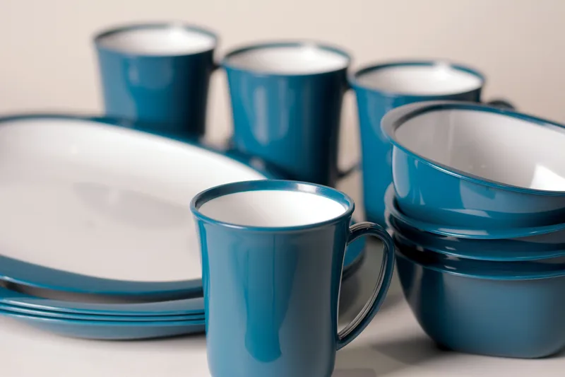 Kampa Dinner Set 12 Piece - Blue-1