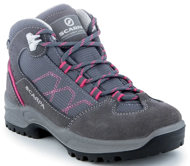 Scarpa Kids Cyclone Waterproof Boots Grey/ Passion Pink