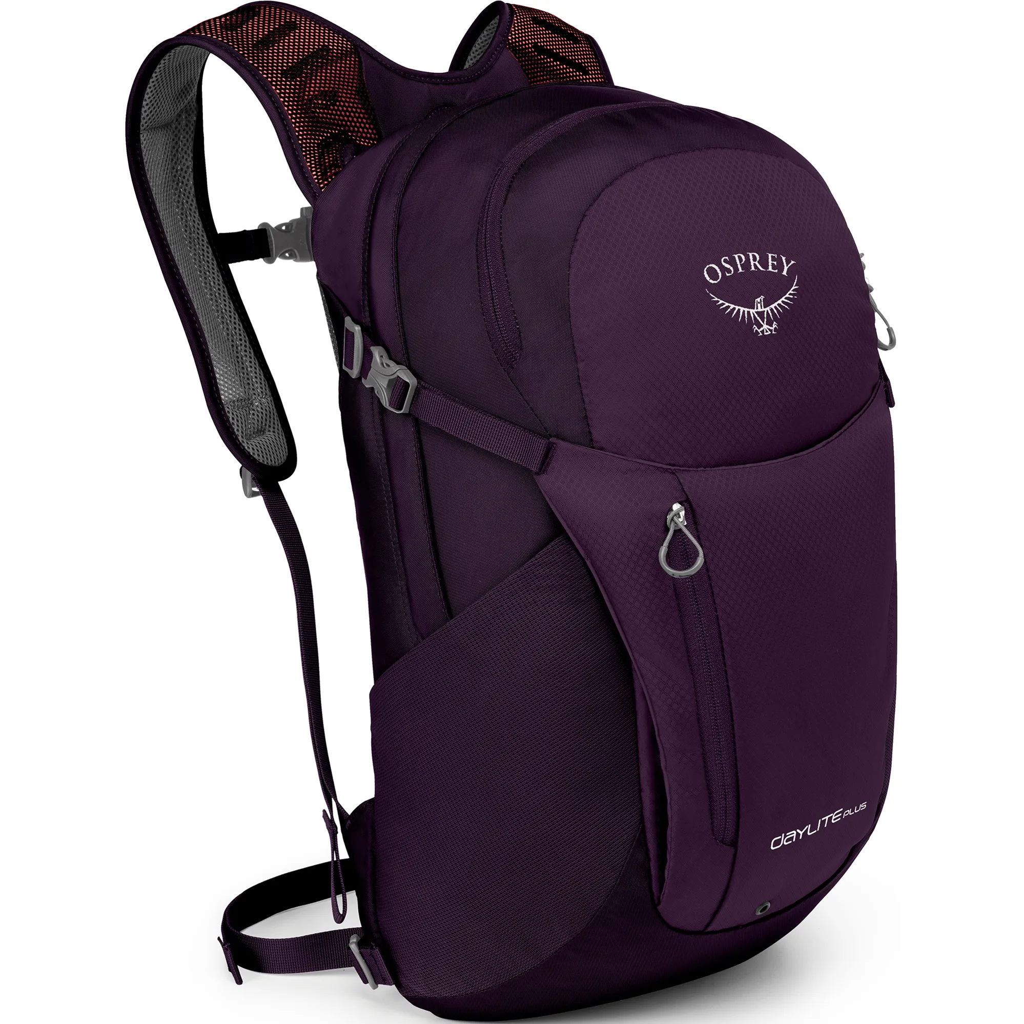 osprey daylite dream purple Plus Laptop Backpack profile spacer mesh covered harness and removable webbing waist strap ensure comfort Osprey DAYLITE TOTE PACK dream