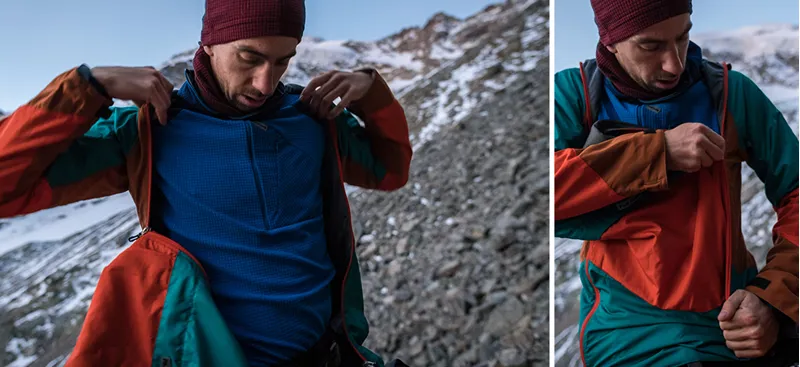 Paramo Mens Velez Evolution Hybrid Smock - Midnight-Fire-Indigo-5