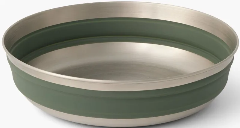 Sea To Summit Detour Stainless Steel Collapsible Bowl - L - Laurel Wreath