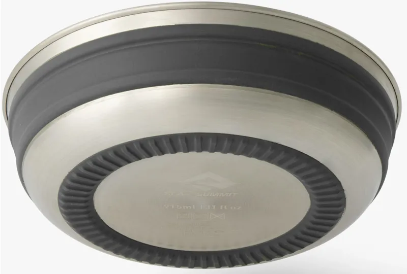 Sea To Summit Detour Stainless Steel Collapsible Bowl - M - Beluga-2