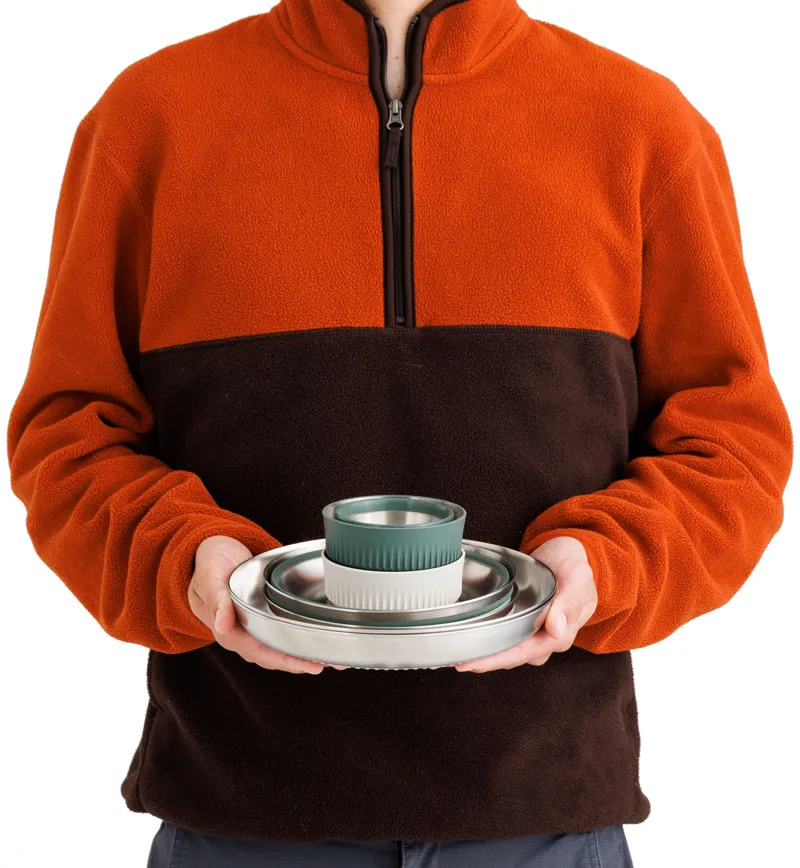 Sea To Summit Detour Stainless Steel Collapsible Dinnerware Set - 2P - 6 Piece-4