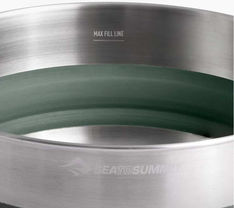 Sea To Summit Detour Stainless Steel Collapsible Pot - 3L-5