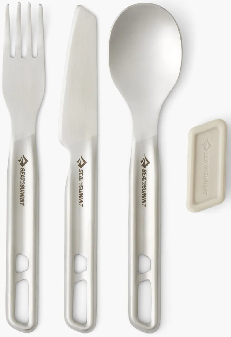 Sea To Summit Detour Stainless Steel Cutlery Set - 1P - 3 Piece