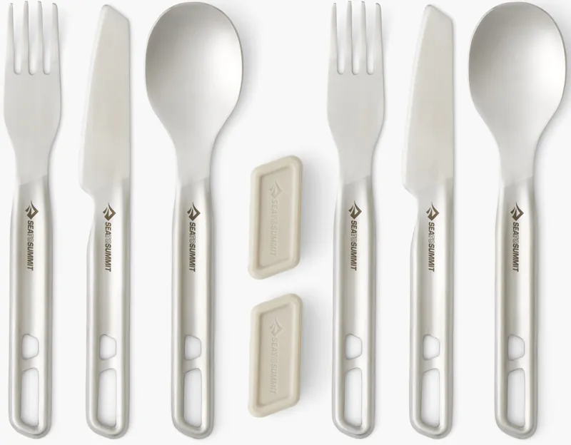 Sea To Summit Detour Stainless Steel Cutlery Set - 2P - 6 Piece