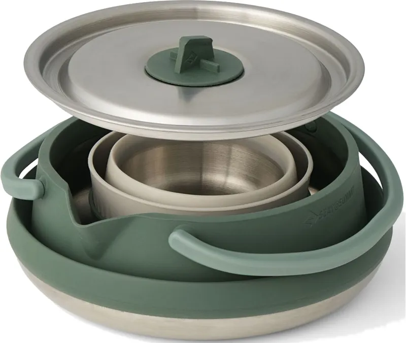 Sea To Summit Detour Stainless Steel Kettle Cook Set - 2P - 3 Piece-1