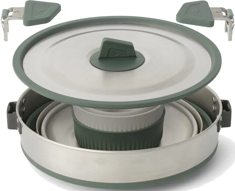 Sea To Summit Detour Stainless Steel One Pot Cook Set - 5 Piece-1