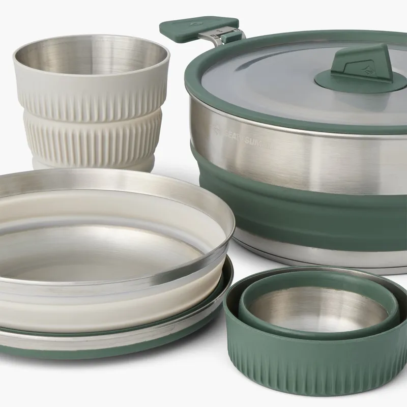 Sea To Summit Detour Stainless Steel One Pot Cook Set - 5 Piece-2