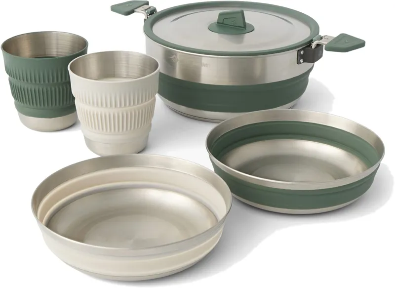 Sea To Summit Detour Stainless Steel One Pot Cook Set - 5 Piece