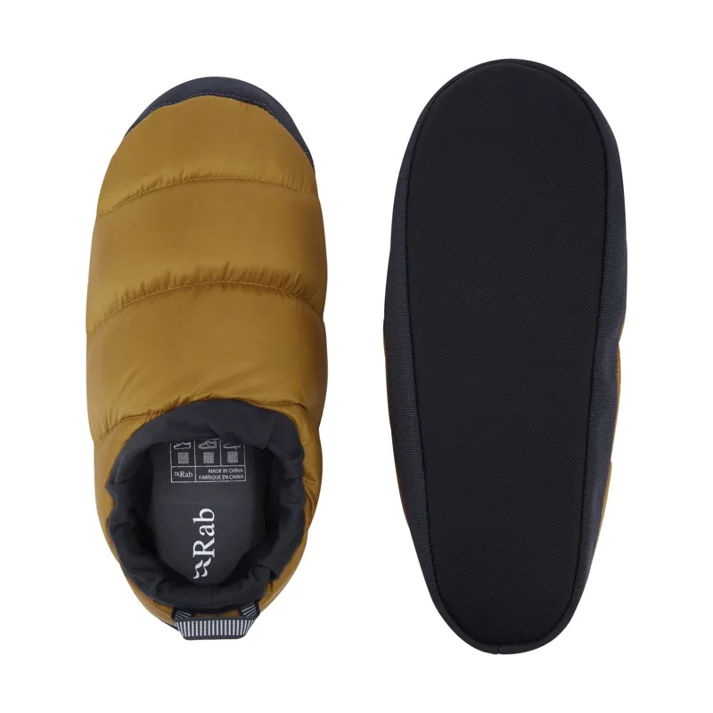 Rab Down Hut Slippers - Dark Butternut-1