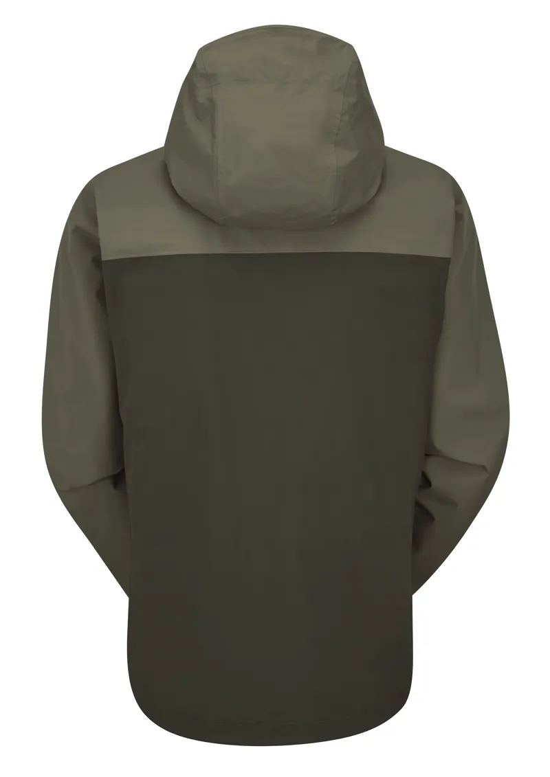 Rab Mens Downpour Eco Jacket - Light Khaki-Army-1