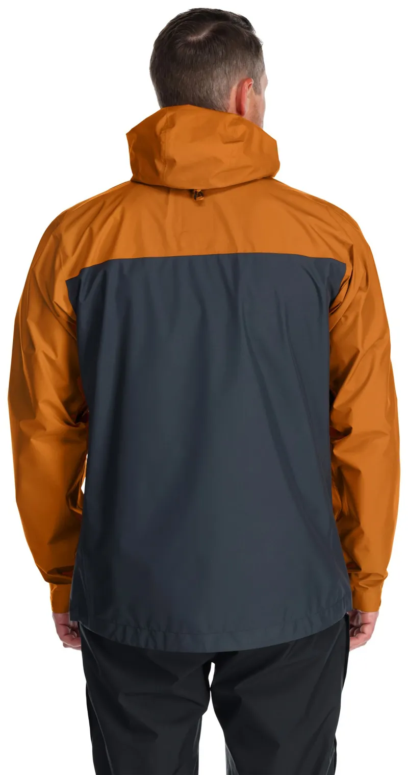 Rab Mens Downpour Eco Jacket - Marmalade-Beluga-2