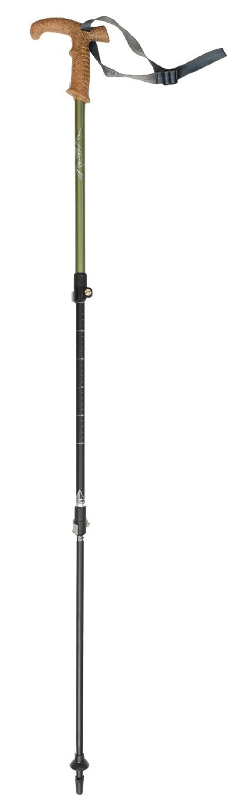 Trekmates Wanderer Lock Walking Pole - Forest