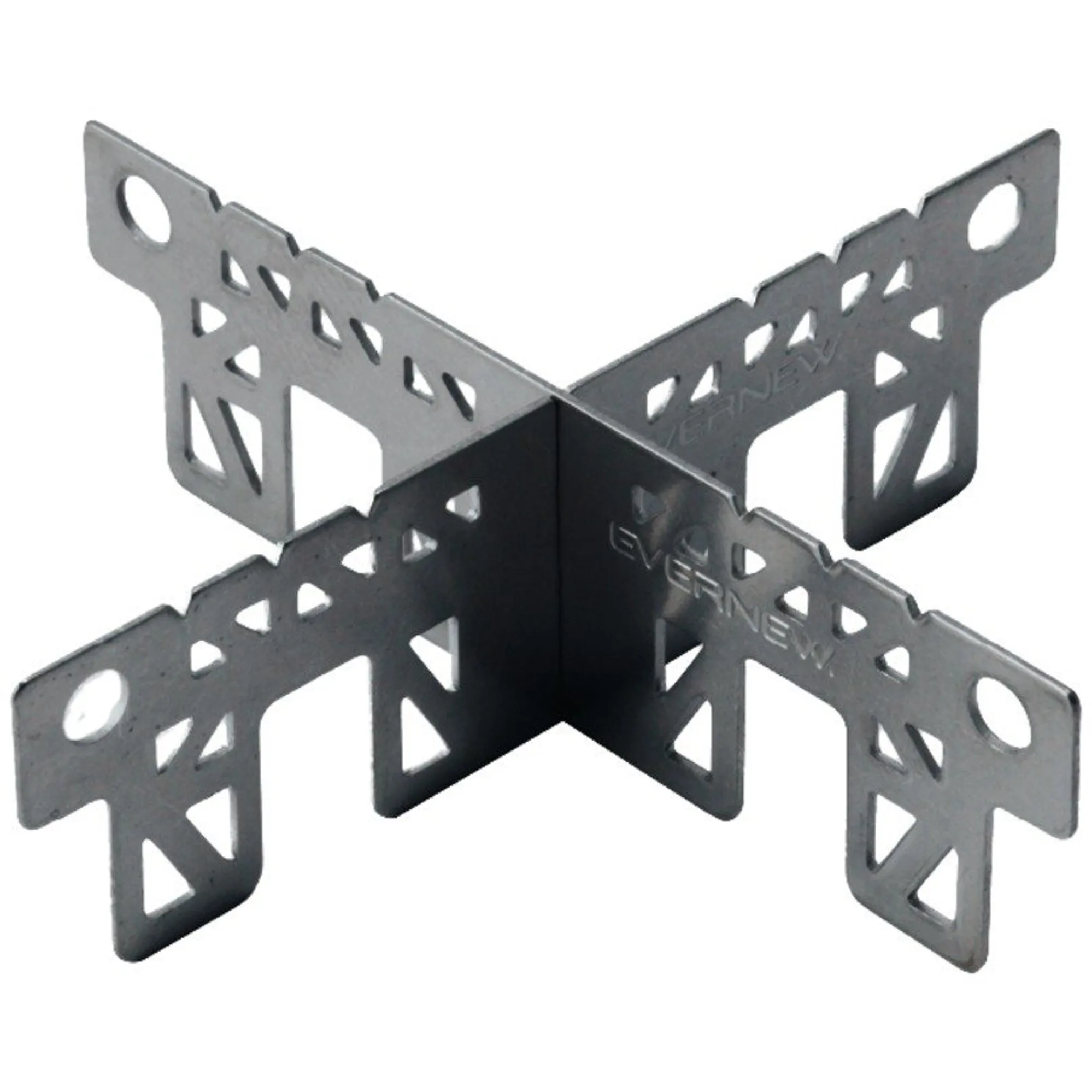 EVERNEW Supporto Fornello Titanio DX Stand - Multi-combustibile (Legna, Alcool) - Ultraleggero 52g