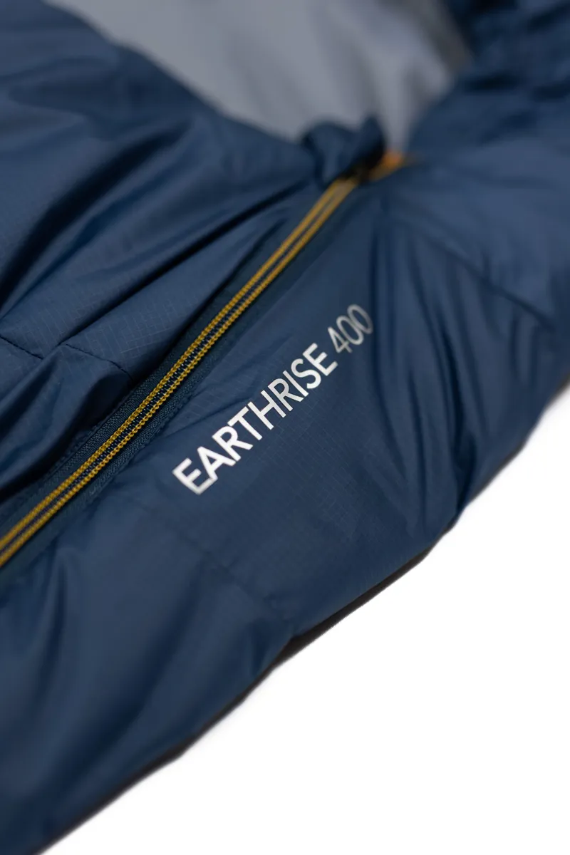 Mountain Equipment Earthrise 400 Sleeping Bag - Regular - Denim Blue-2
