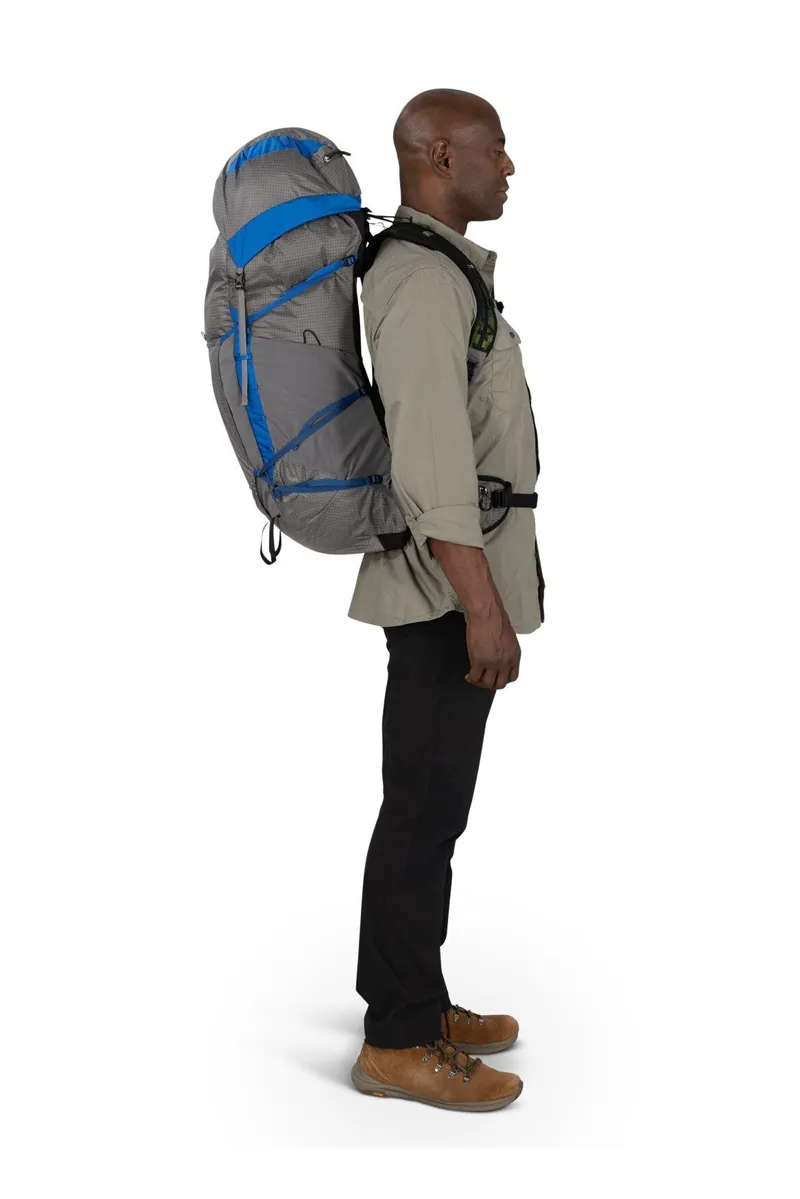 Osprey Exos Pro 55 Rucksack - Dale Grey-Agam Blue-7