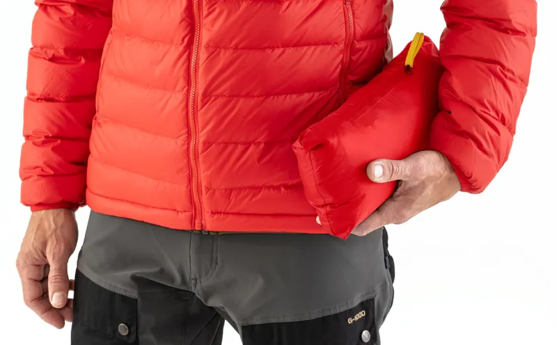 fjallraven pack down moletom com capuz