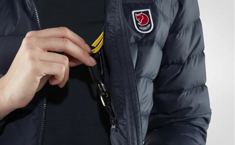 Fjallraven Womens Expedition Pack Down Hoodie - Navy-7
