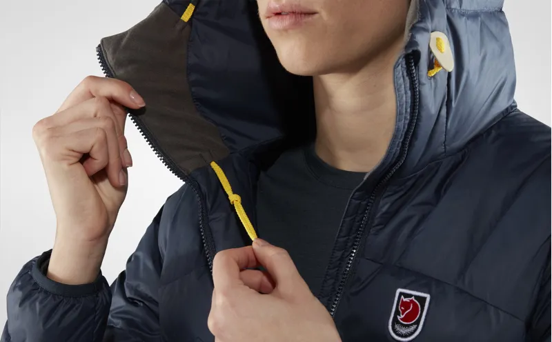 Fjallraven Womens Expedition Pack Down Hoodie - Navy-6