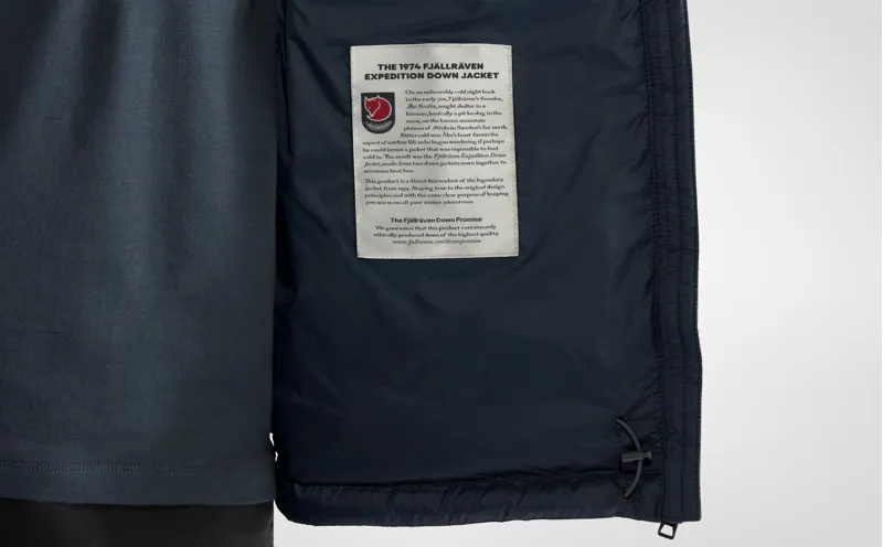 Fjallraven Womens Expedition Pack Down Hoodie - UN Blue-8