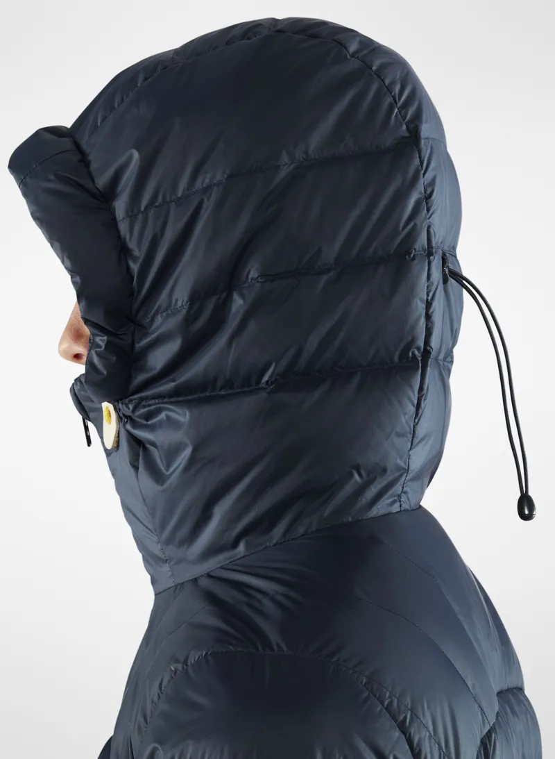Fjallraven Womens Expedition Pack Down Hoodie - Navy-5