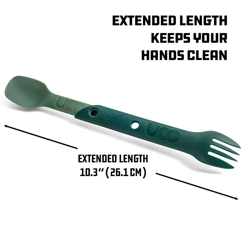 UCO Switch Spork Utensil Set - Camp Green-2