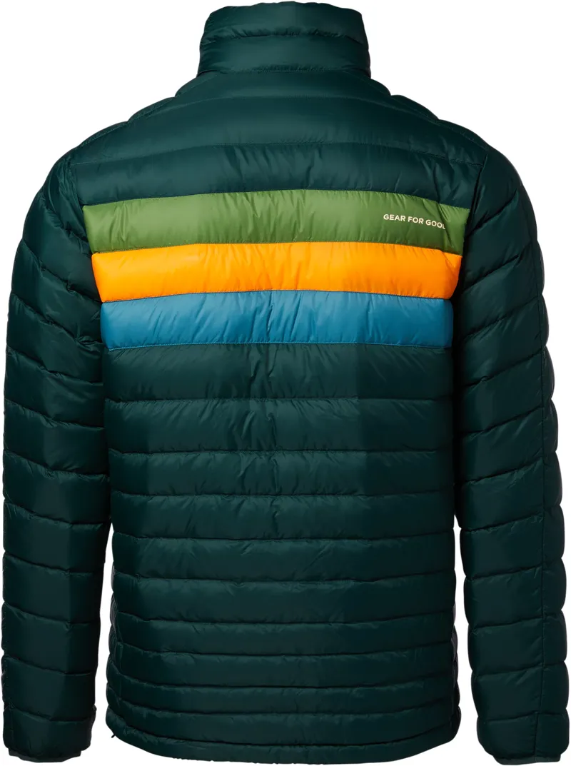 Cotopaxi Mens Fuego Down Jacket - Dark Forest Stripes-1