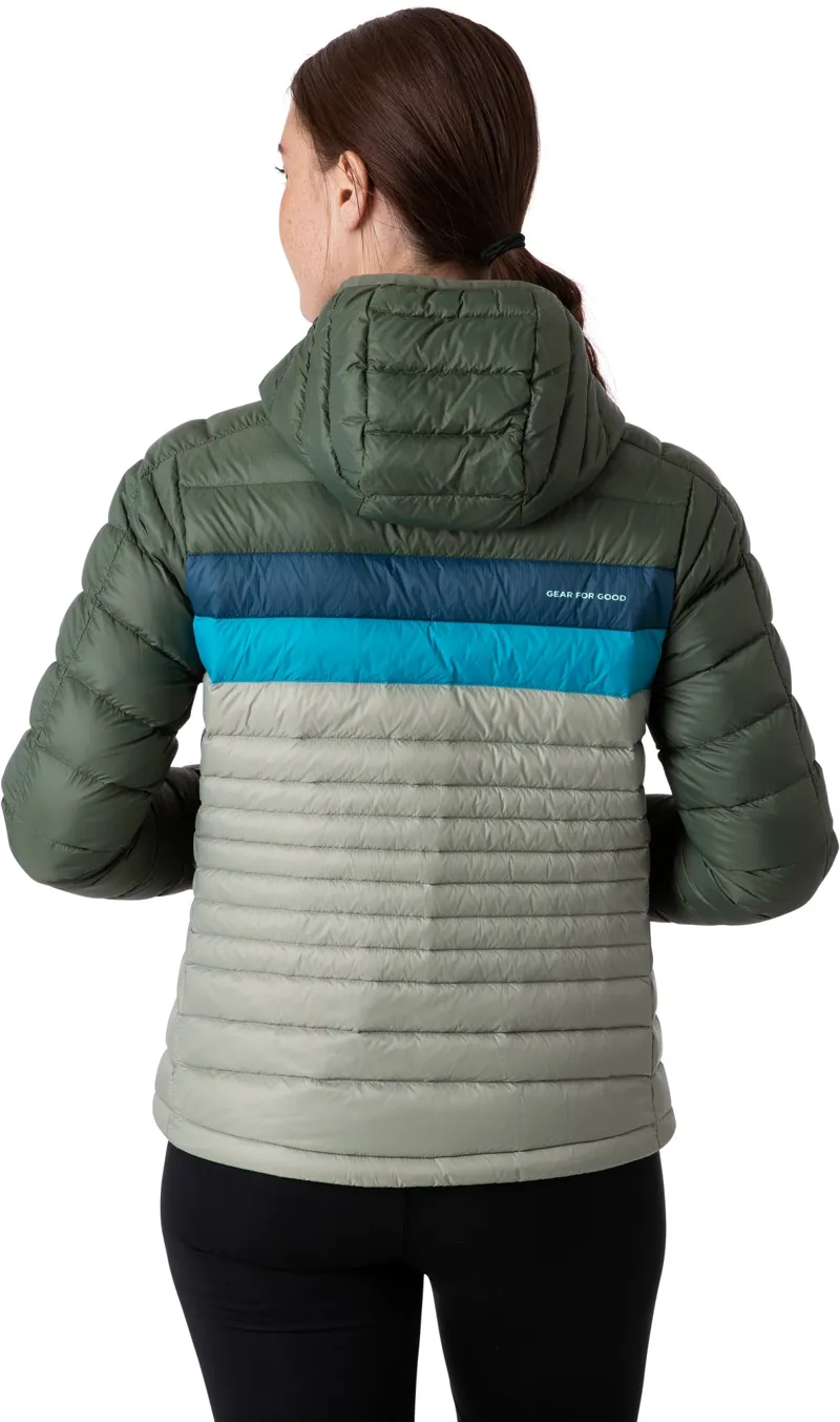 Cotopaxi Womens Fuego Down Hooded Jacket - Spruce-Brush-5