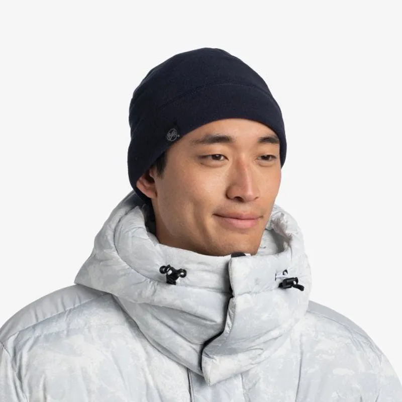 Buff Polar Hat - Solid Dark Navy-1