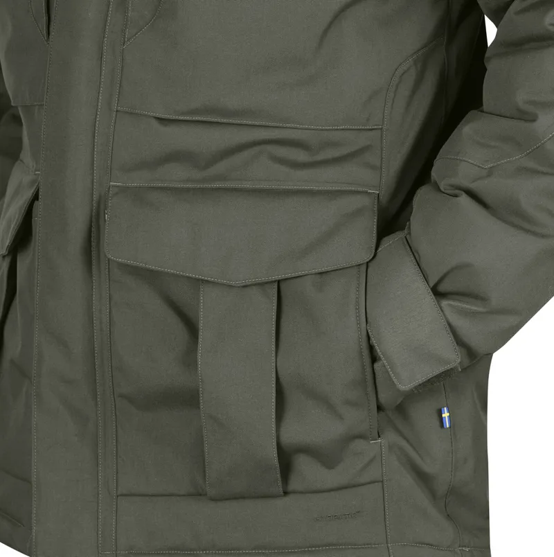 Fjallraven Mens Yupik Parka - Mountain Grey-4