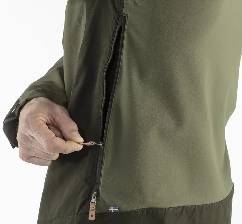 Fjallraven Mens Keb Jacket - Deep Forest / Laurel Green-5