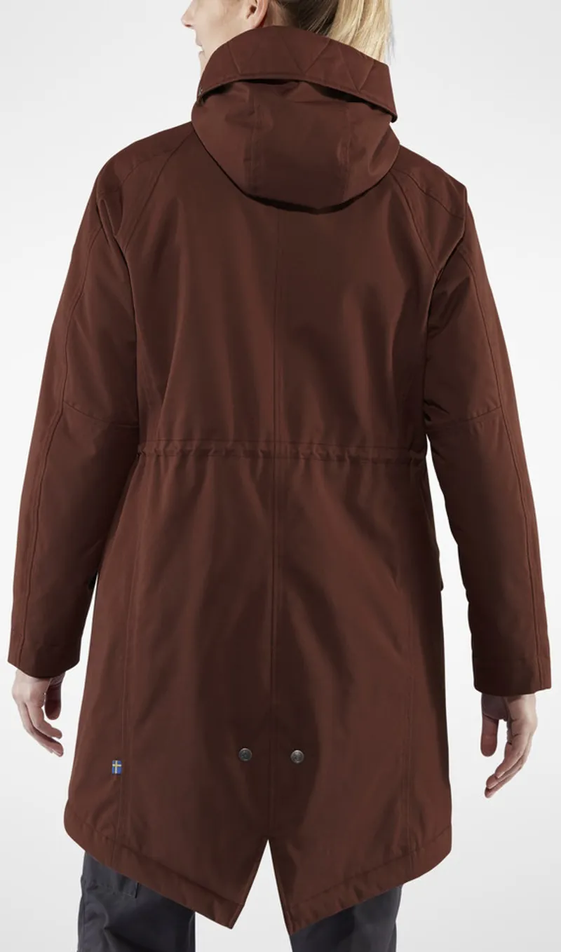 Fjallraven Womens Kiruna Lite Parka - Dark Navy-3