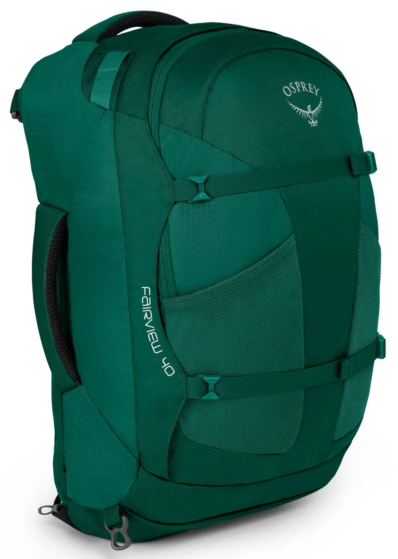 Osprey Womens Fairview 40 Travel Pack - Rainforest Green