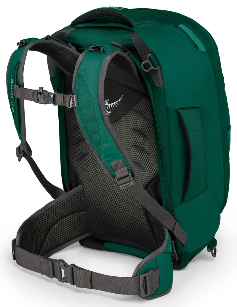 Osprey Womens Fairview 40 Travel Pack - Rainforest Green-3