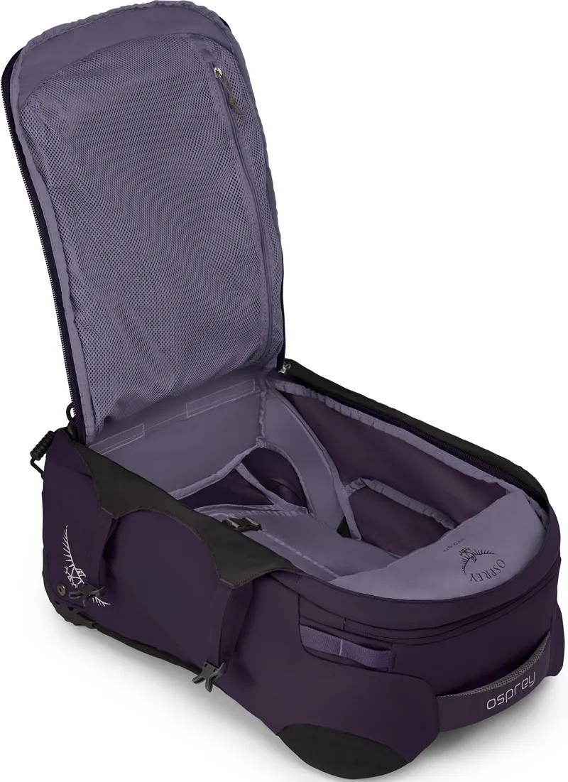 Osprey Womens Fairview Wheels 36 Travel Pack - Amulet Purple-7