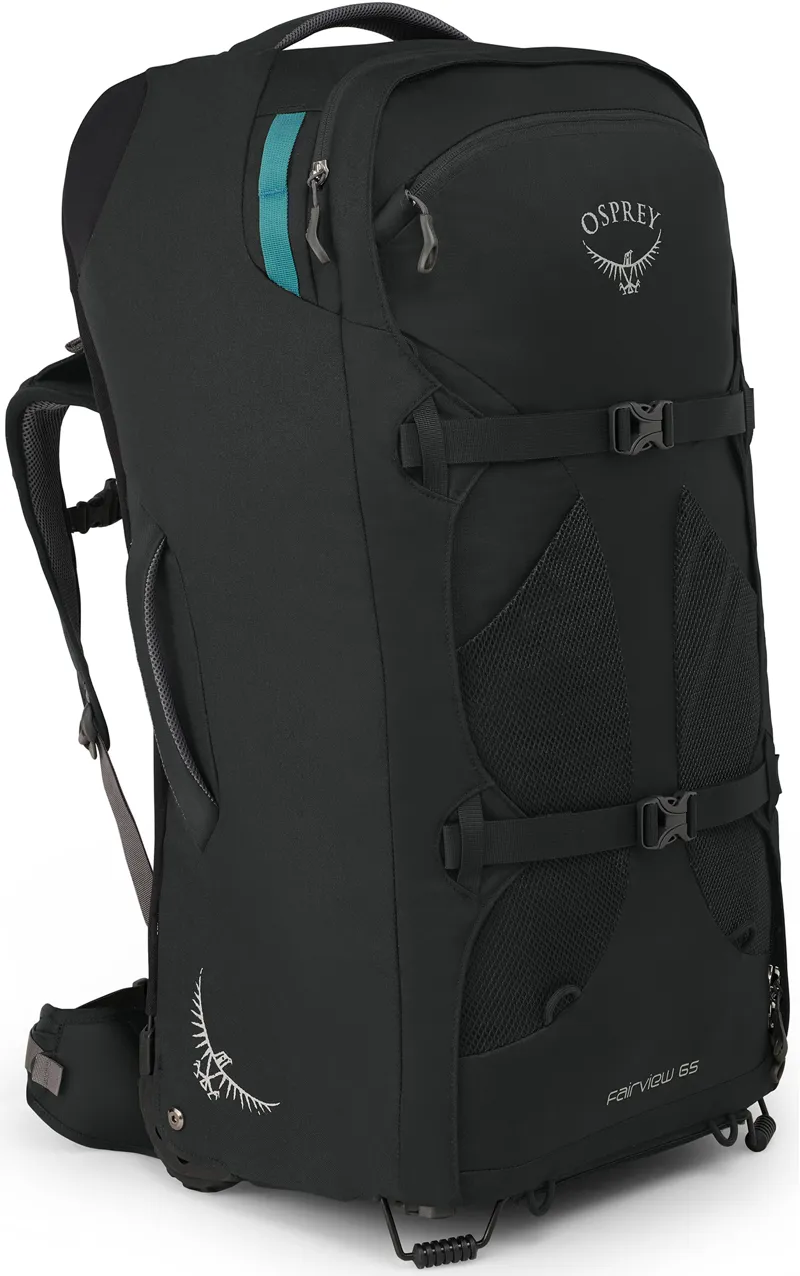 Osprey Womens Fairview Wheels 65 Travel Pack - Black-1