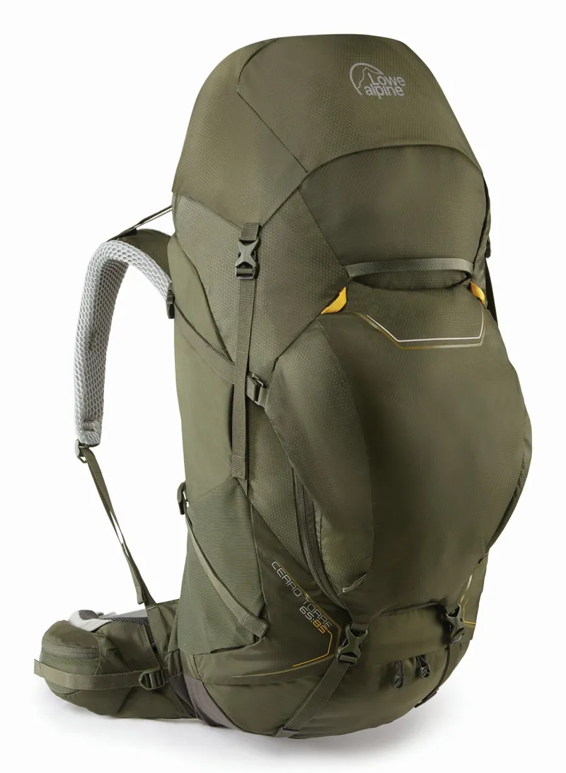 Lowe Alpine Cerro Torre 65:85 Rucksack - Dark Olive