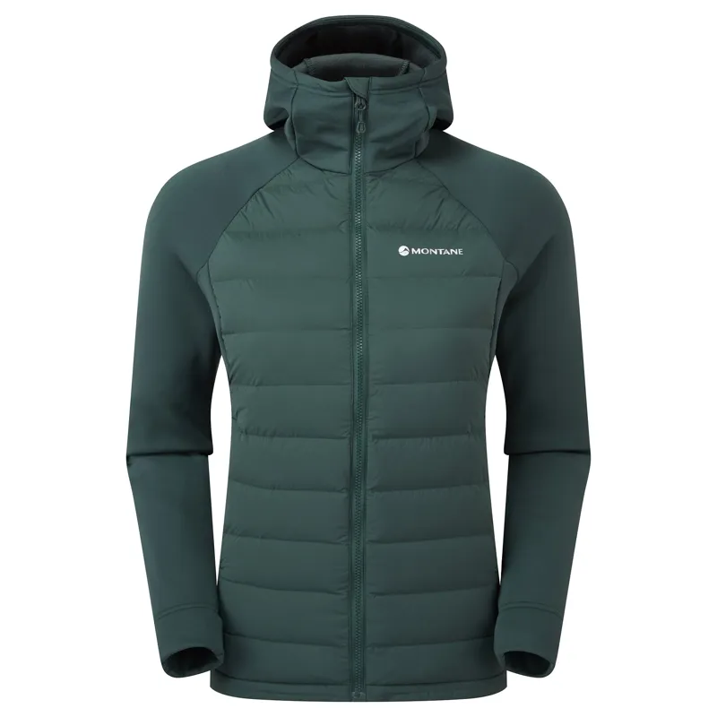 Montane Womens Composite Hoodie - Deep Forest