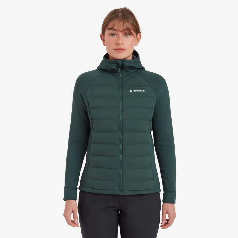 Montane Womens Composite Hoodie - Deep Forest-2