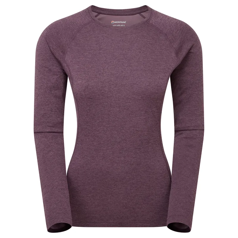 Montane Womens Dart Long Sleeved T-Shirt - Mulberry