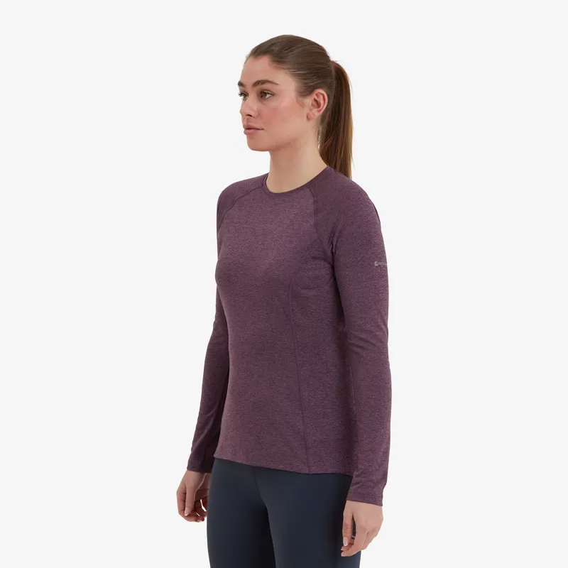Montane Womens Dart Long Sleeved T-Shirt - Mulberry-2