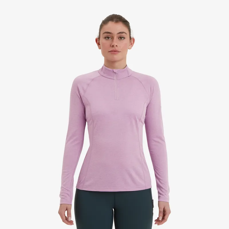 Montane Womens Dart Zip Neck - Allium-1
