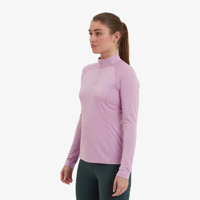 Montane Womens Dart Zip Neck - Allium-2