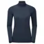 Montane Womens Dart XT Zip Neck T-Shirt - Eclipse Blue