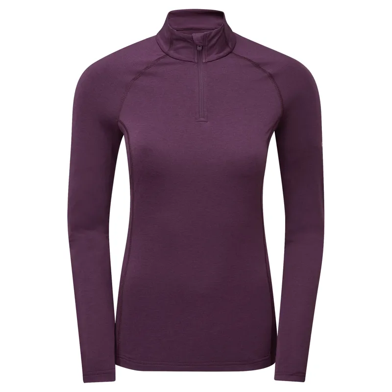 Montane Womens Dart XT Zip Neck T-Shirt - Saskatoon Berry