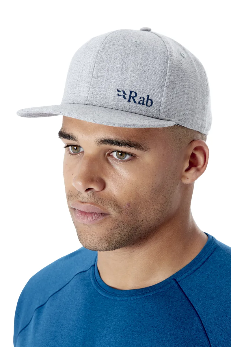 Rab Flatiron Logo Cap - Grey Marl-1